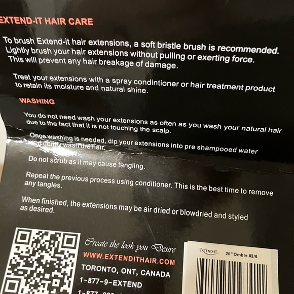 20” Human Hair Extensions - Picture 7 of 8